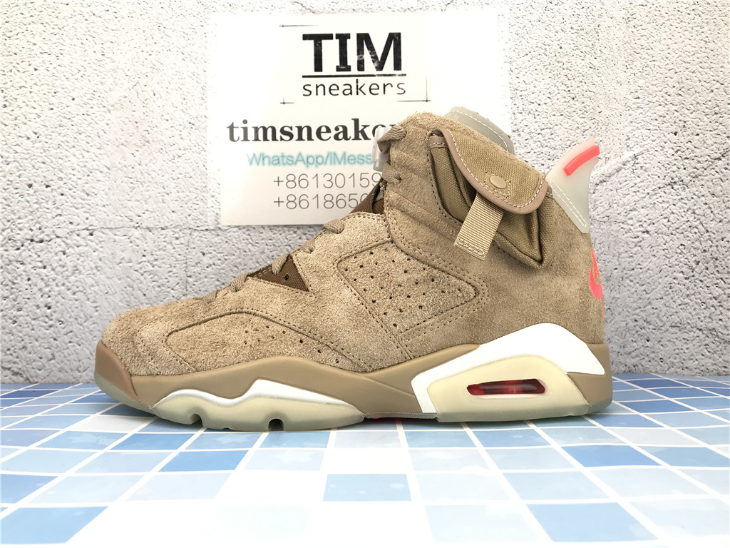 Travis Scott x Air Jordan 6 British Khaki DH0690-200